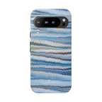 Blue Marbled Phone Cases iPhone + Samsung - all models, Vintage Marbled Design - Tough Cases