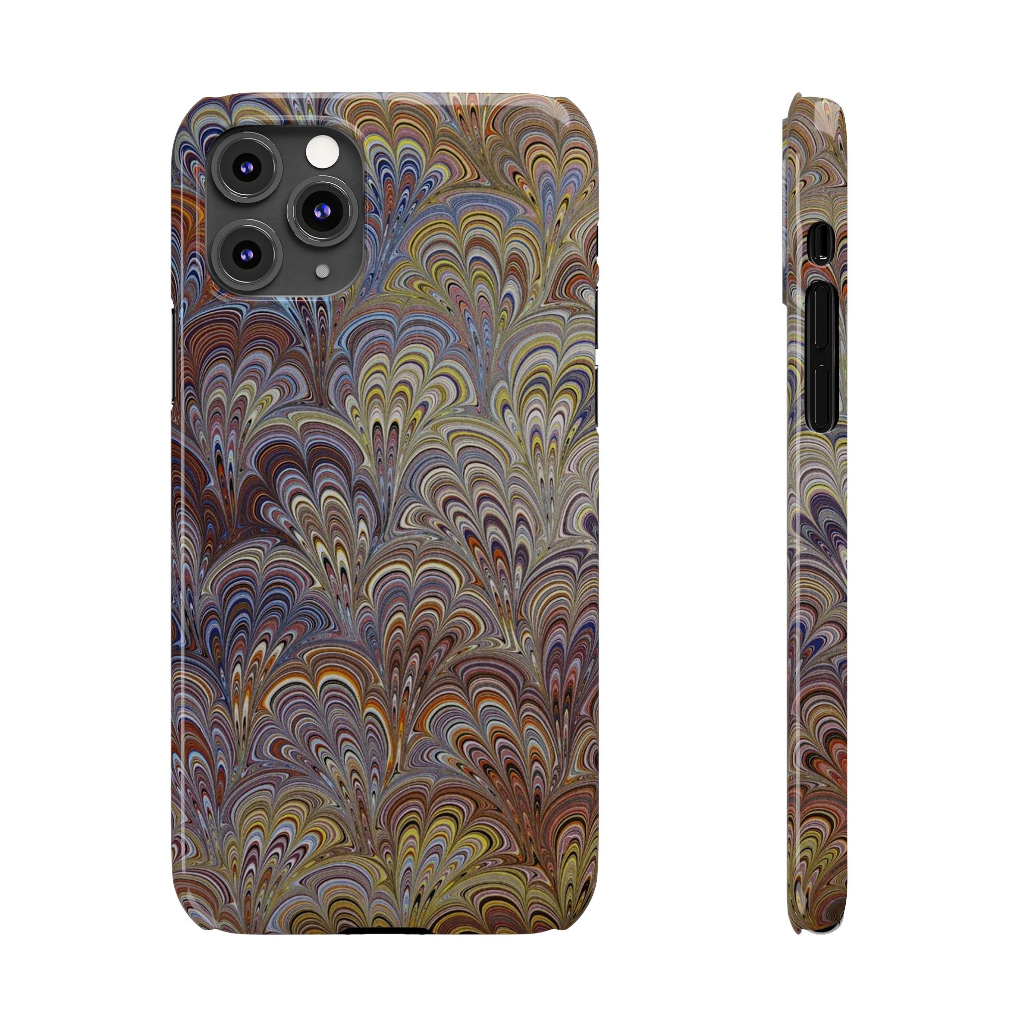 Italian Marbled Design, Multi-Colored Pallet, Slim Phone Cases, Case-Mate