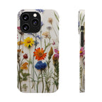 Floral Phone Cases, Pressed Flowers Design, iPhone 17 Case, Botanical Phone Accessories
