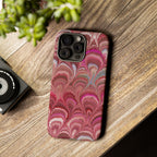 Shades of Pink Marbled Phone Case — Tough Protective Phone Cover