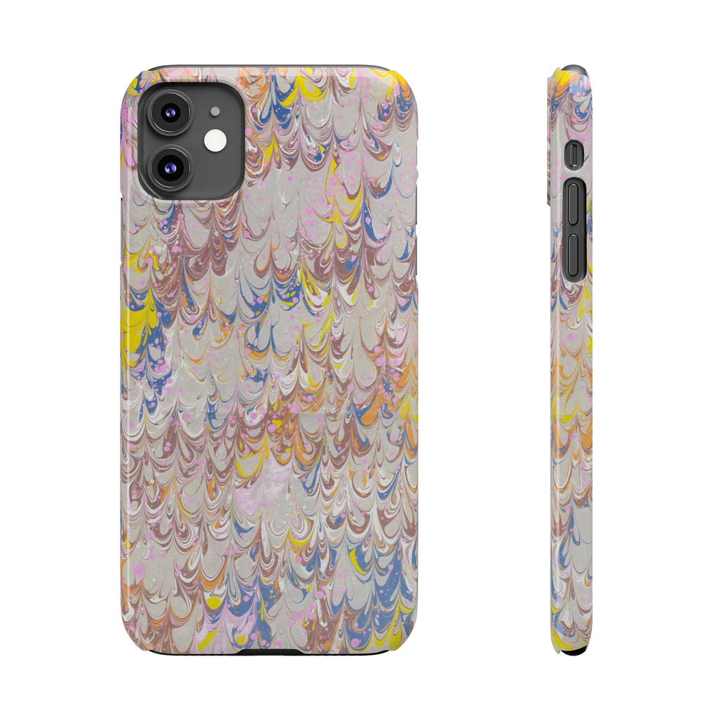 Multi-Color Italian Marbled Designed, Slim Phone Cases, Case-Mate