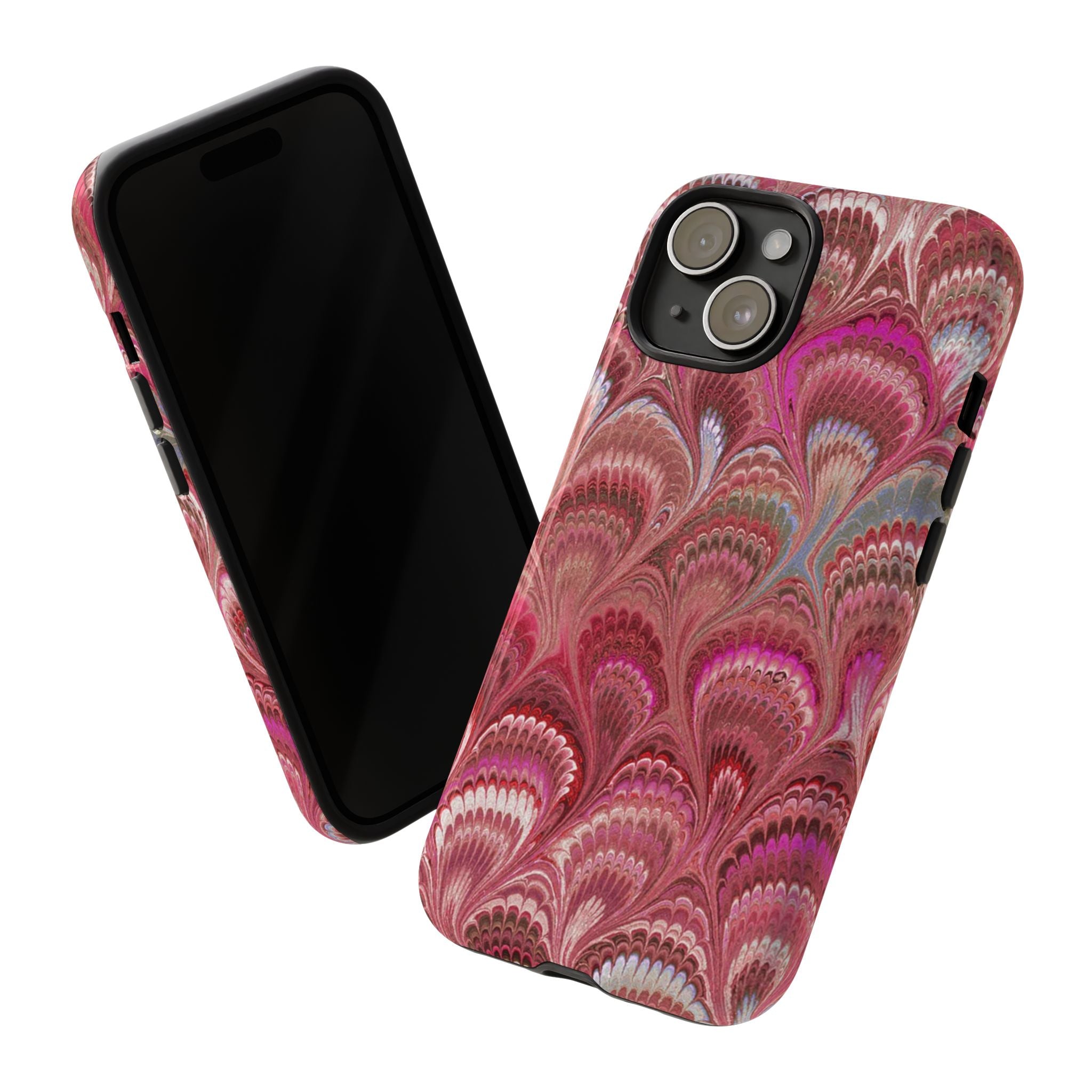 Shades of Pink Marbled Phone Case — Tough Protective Phone Cover