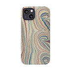 Beige and Neutrals Italian Vintage Marbled Paper Design on iPhone 17 + All Cases