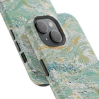 Mint Green Marbled Swirl Phone Case - Dual Layer