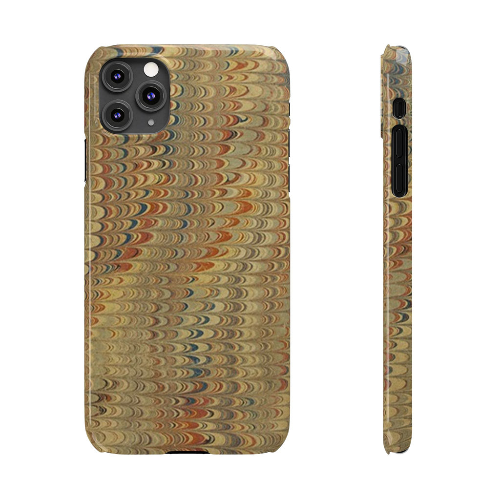 Phone Cases - Golden Fall Neutrals Italian Marbled Design, Gift for Art Lovers, Customizable and Stylish