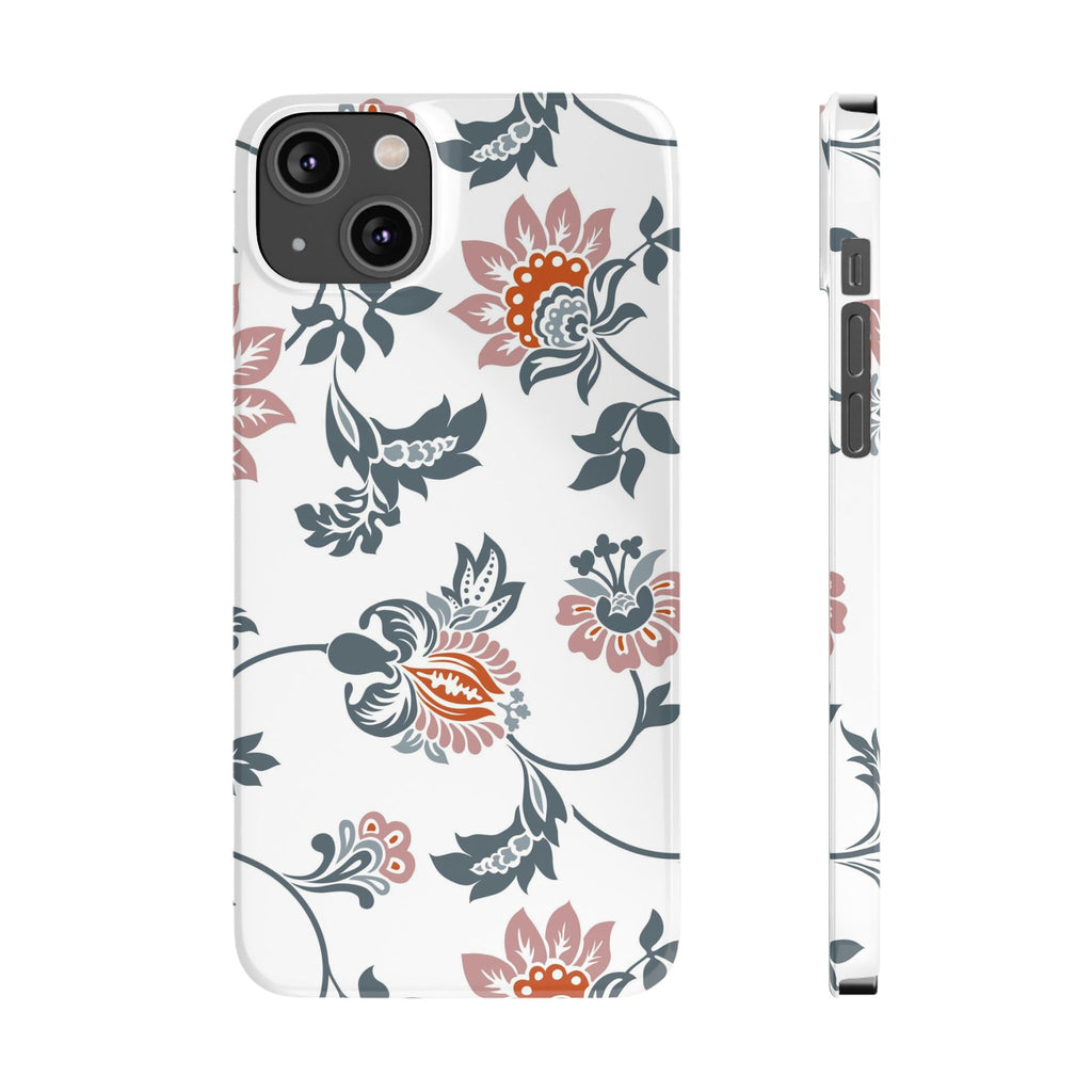 Pink and Green Floral