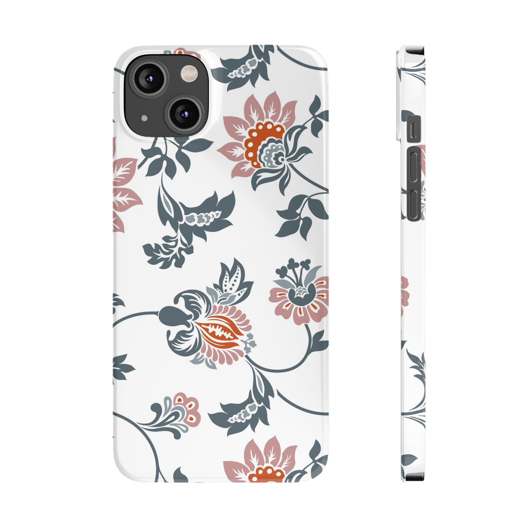 Pink and Green Floral