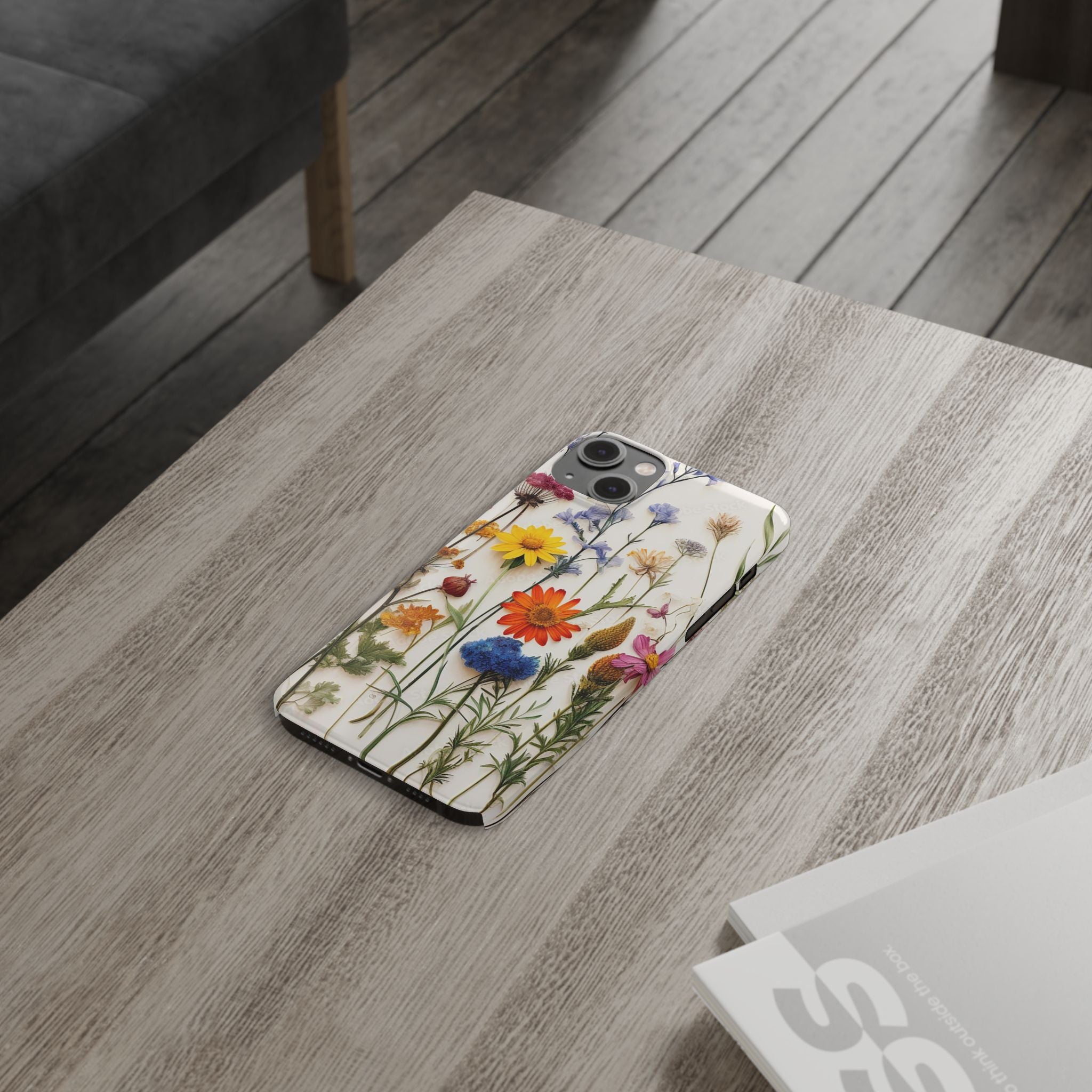 Floral Phone Cases, Pressed Flowers Design, iPhone 17 Case, Botanical Phone Accessories
