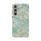Mint Green Marbled Swirl Phone Case - Dual Layer