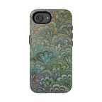 Green Pallet Marbled Peacock - Dual Layer Phone Case
