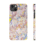 Multi-Color Italian Marbled Designed, Slim Phone Cases, Case-Mate