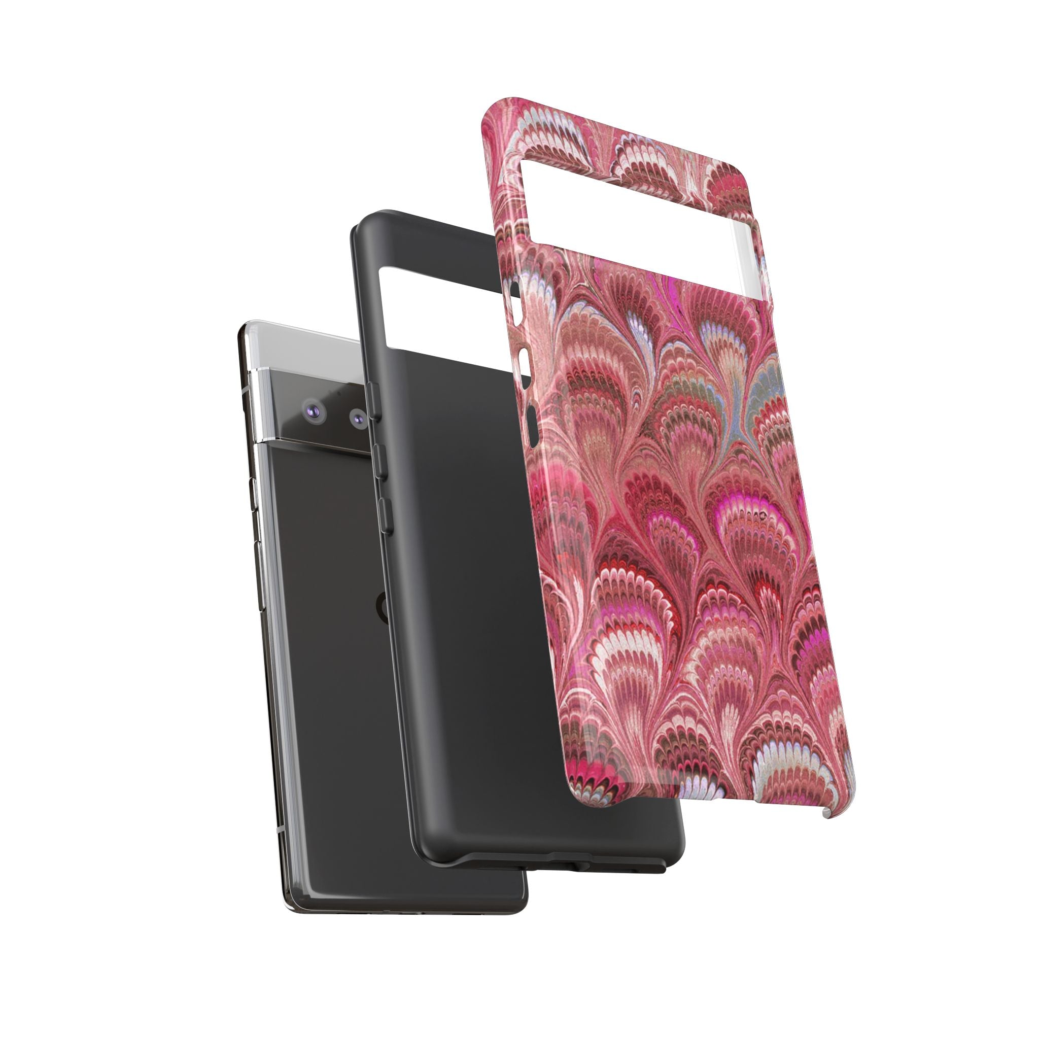 Shades of Pink Marbled Phone Case — Tough Protective Phone Cover