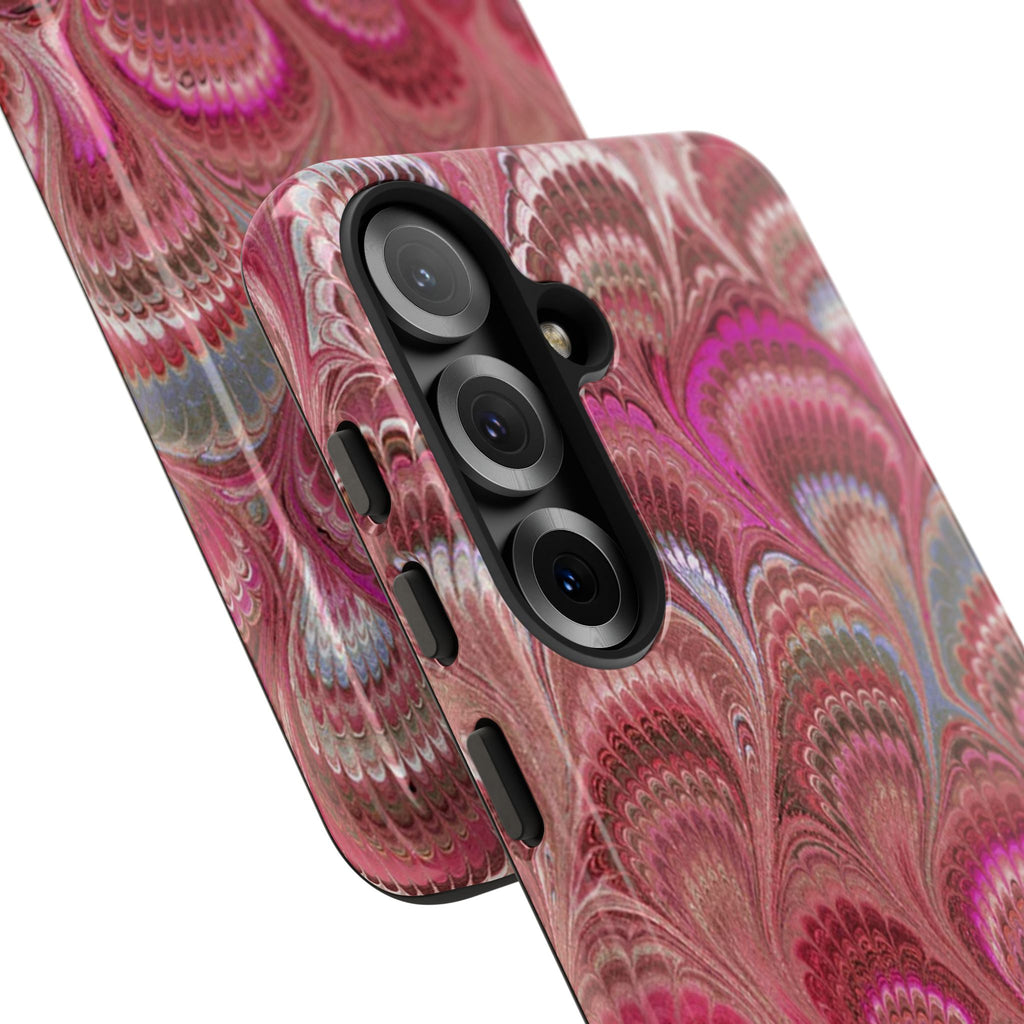 Shades of Pink Marbled Phone Case — Tough Protective Phone Cover
