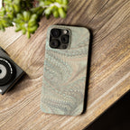 Mint + Green Italian Marbled Phone Case, Mag Safe