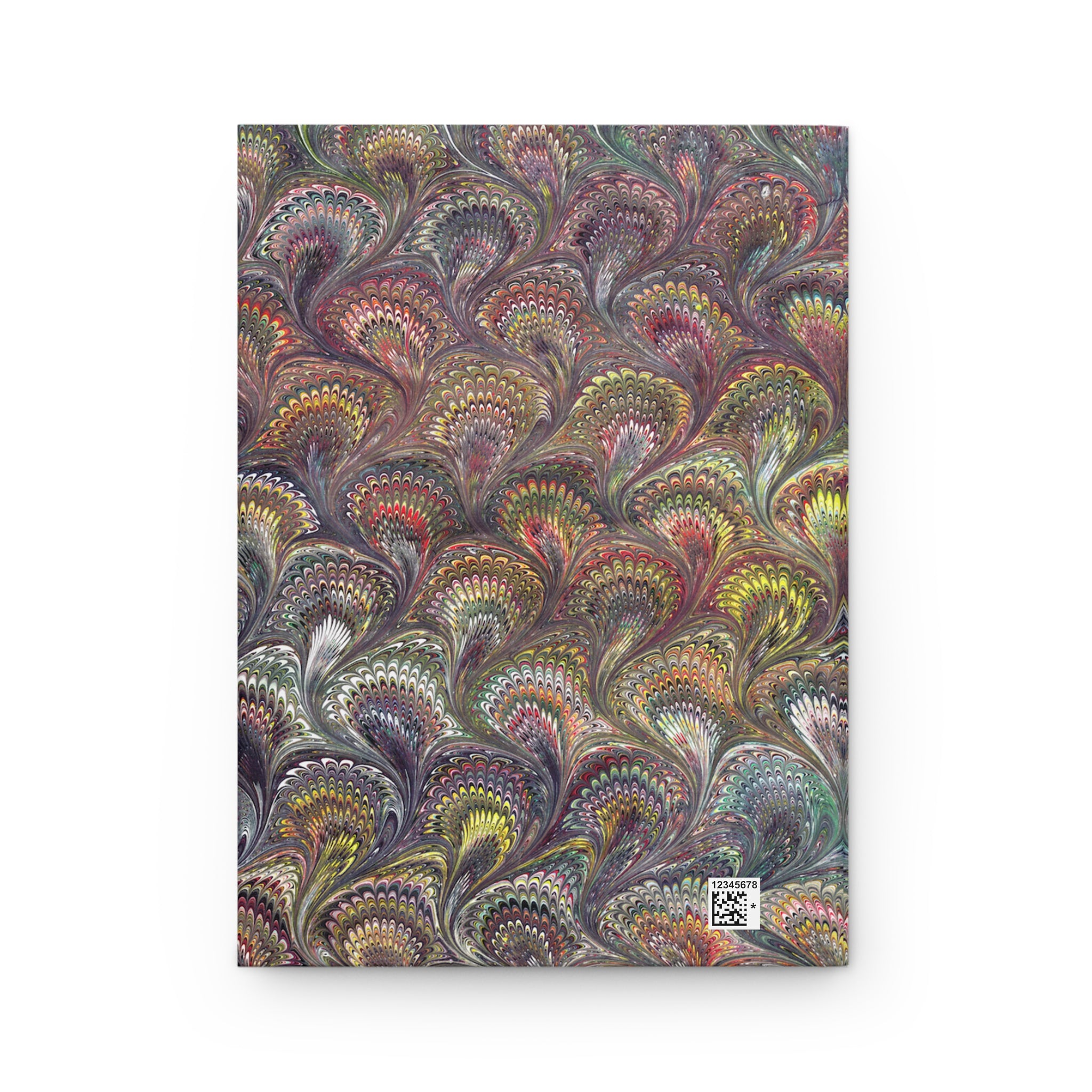 Feather Marble Journal Multi-Color