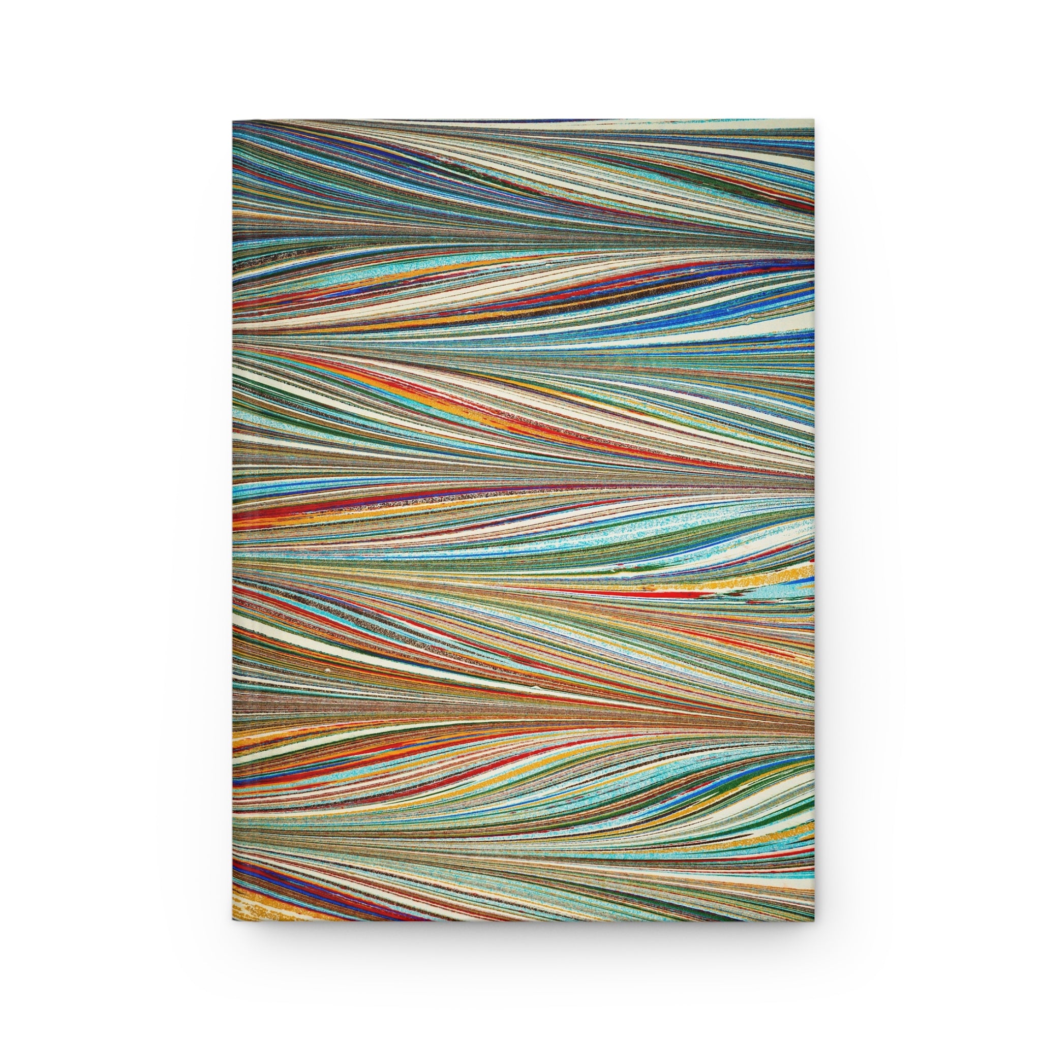 Multi-Color Vintage Italian Marbled Hardcover Journal