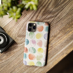 Colorful Watercolor Organic Circle Phone Cases