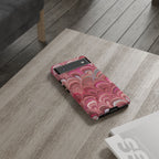Shades of Pink Marbled Phone Case — Tough Protective Phone Cover