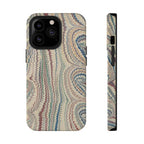 Italian Beige & Blue Marble Phone Case — Impact-Resistant Durable Case for Apple & Samsung