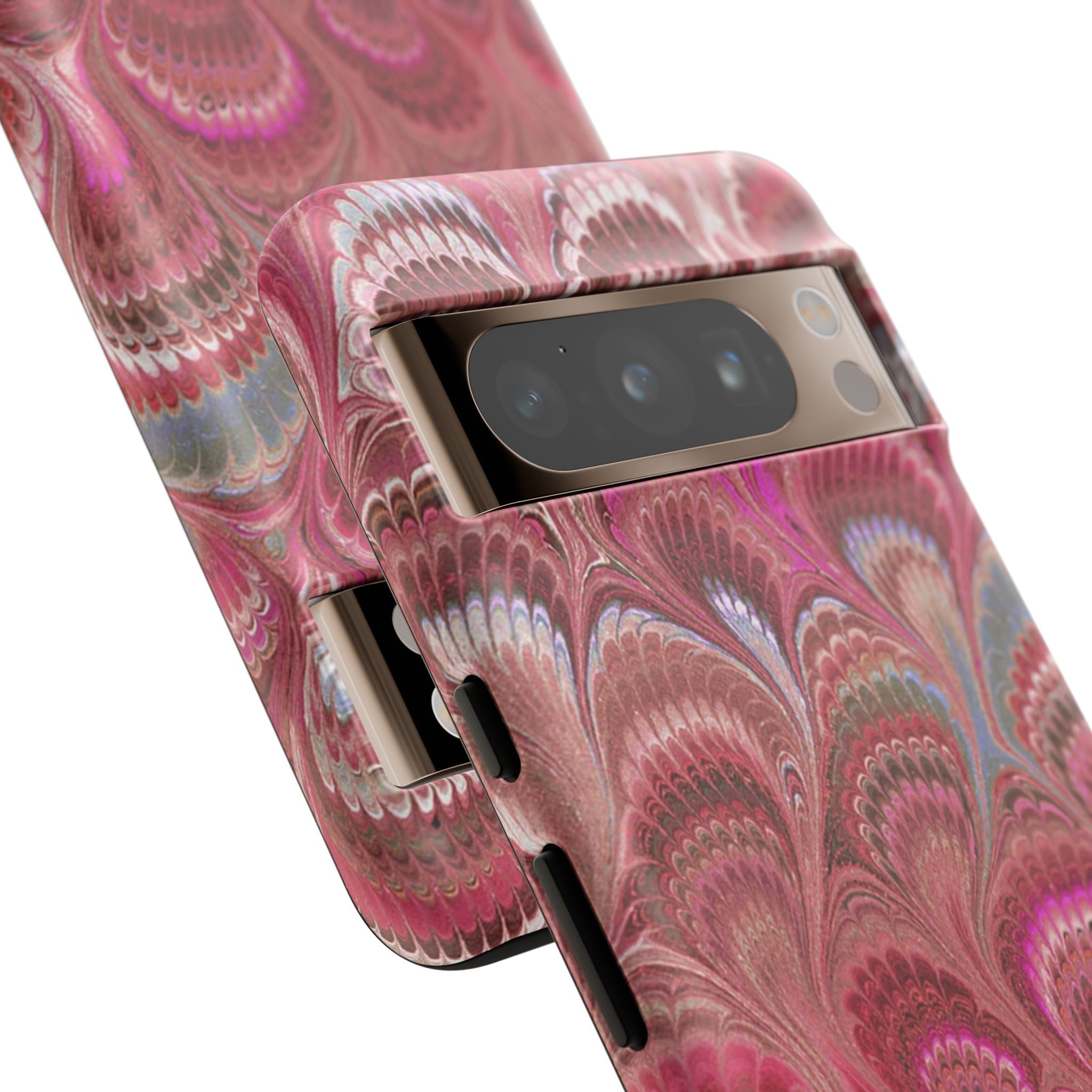 Shades of Pink Marbled Phone Case — Tough Protective Phone Cover