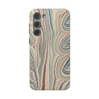 Italian Beige & Blue Marble Phone Case - Dual Layer Case - Impact-Resistant Durable Case for Apple & Samsung