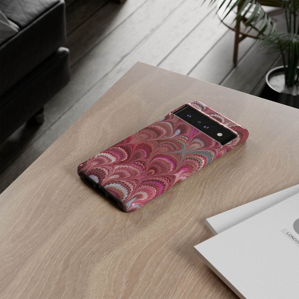 Shades of Pink Marbled Phone Case — Tough Protective Phone Cover