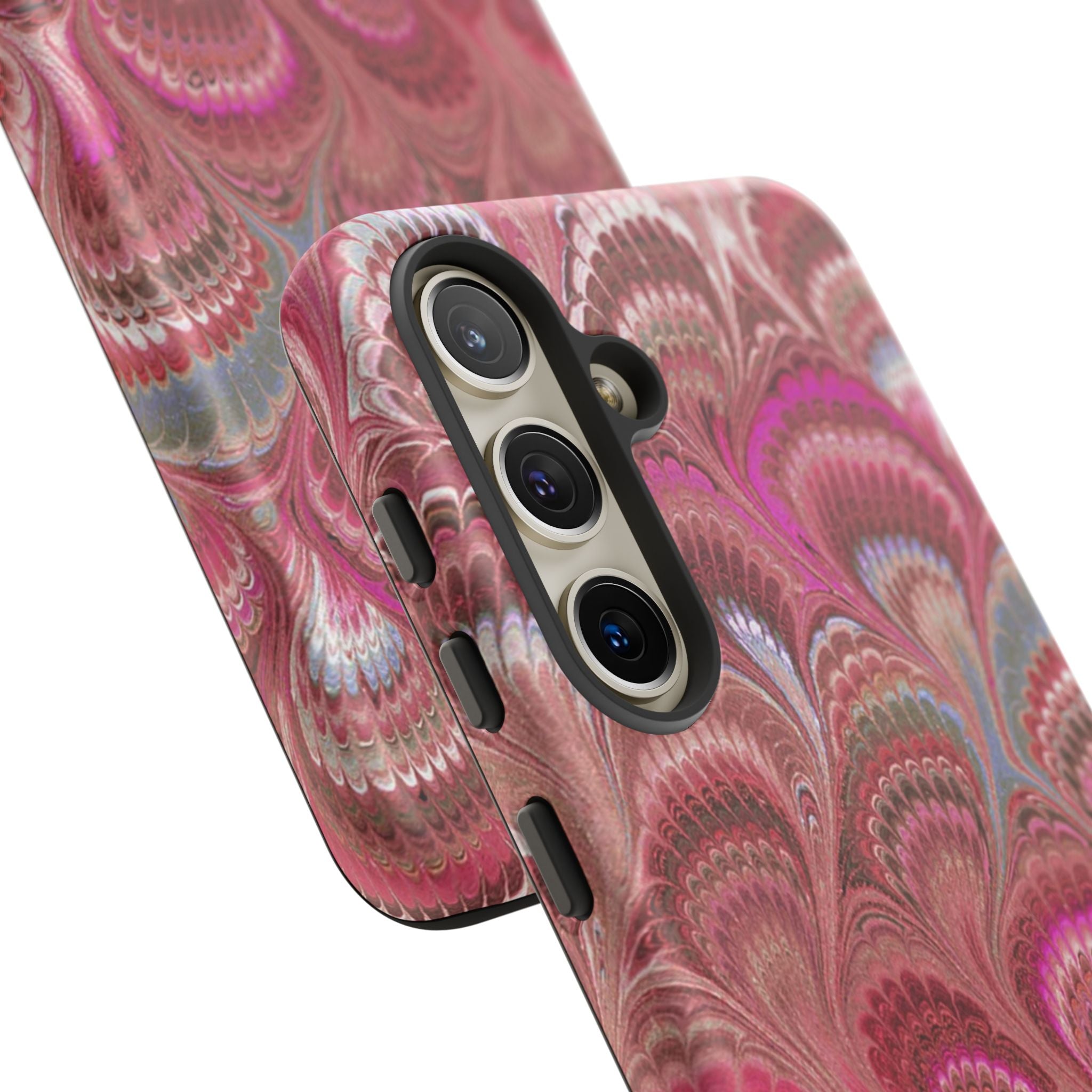 Shades of Pink Marbled Phone Case — Tough Protective Phone Cover