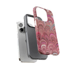 Shades of Pink Marbled Phone Case — Tough Protective Phone Cover
