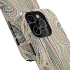 Italian Beige & Blue Marble Phone Case — Impact-Resistant Durable Case for Apple & Samsung
