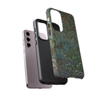Green Peacock Marbled Phone Case — "Tough Cases" Ultra-Tough Protective Cover