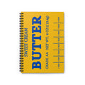 Retro Yellow Notebook - Ruled Line Journal
