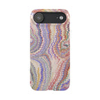 Pink Pastel Marbled Design, Italy Feather IPHONE17 + All Phone Cases