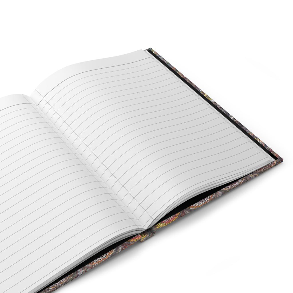Feather Marble Journal