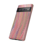 Pink Pastels Feather Marbled Vintage Design iPhone 16 + Samsung + Apple + Google - all models