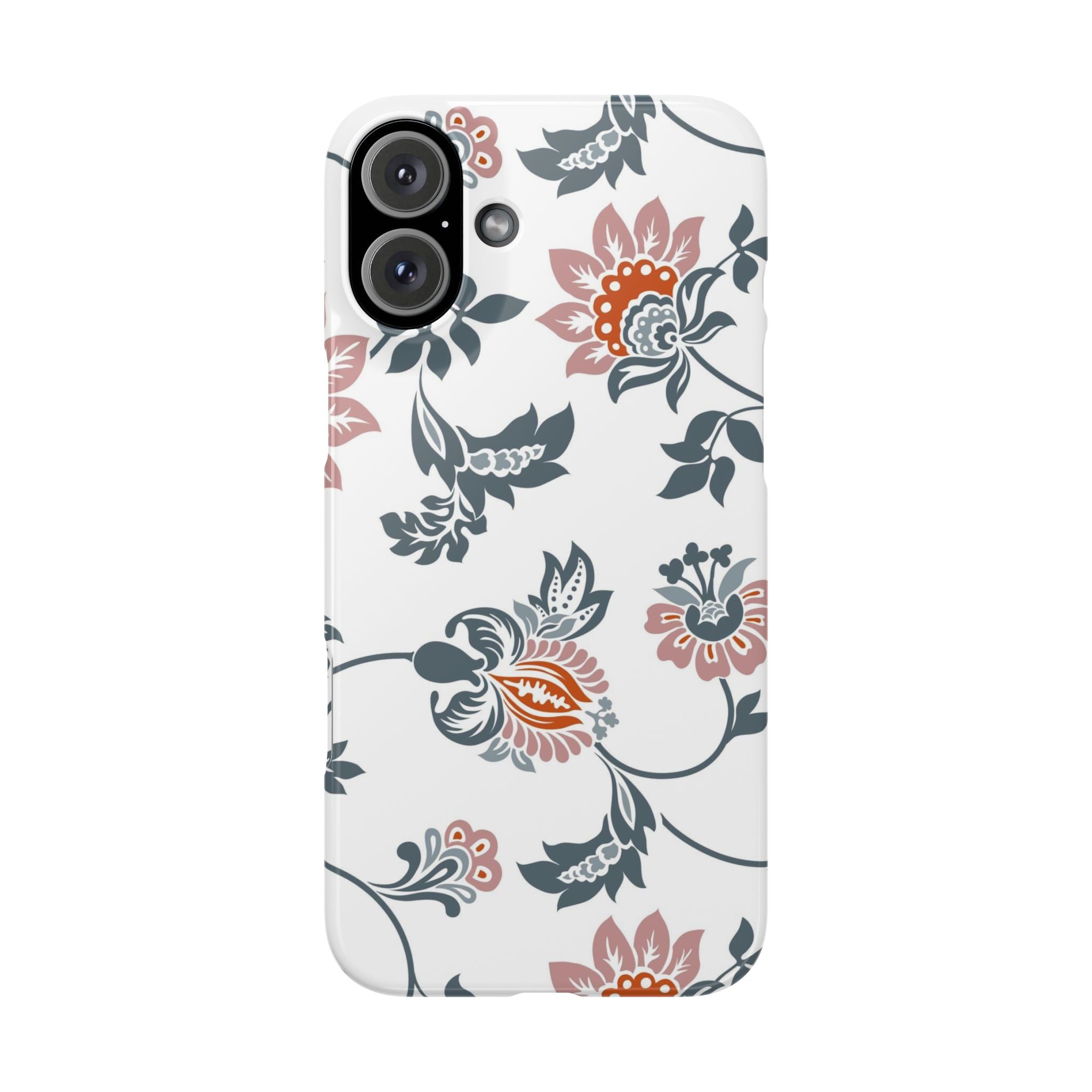 Pink and Green Floral