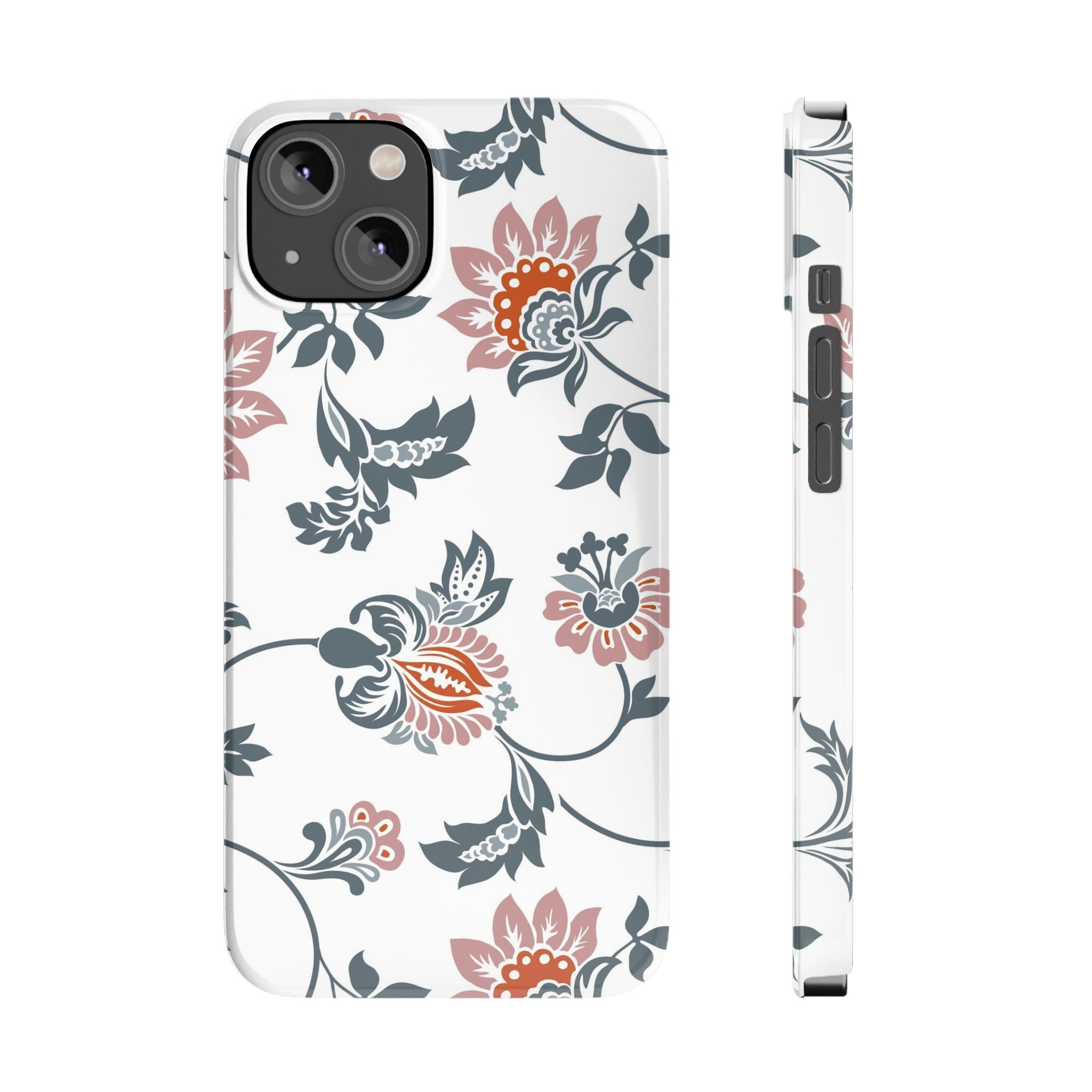Pink and Green Floral