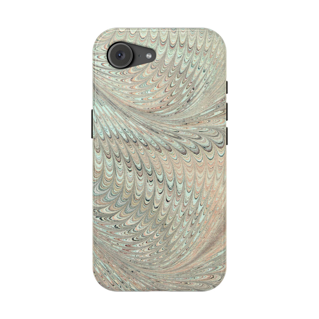 Mag Safe Italian Marble - Green Mint Dual Layer Phone Case