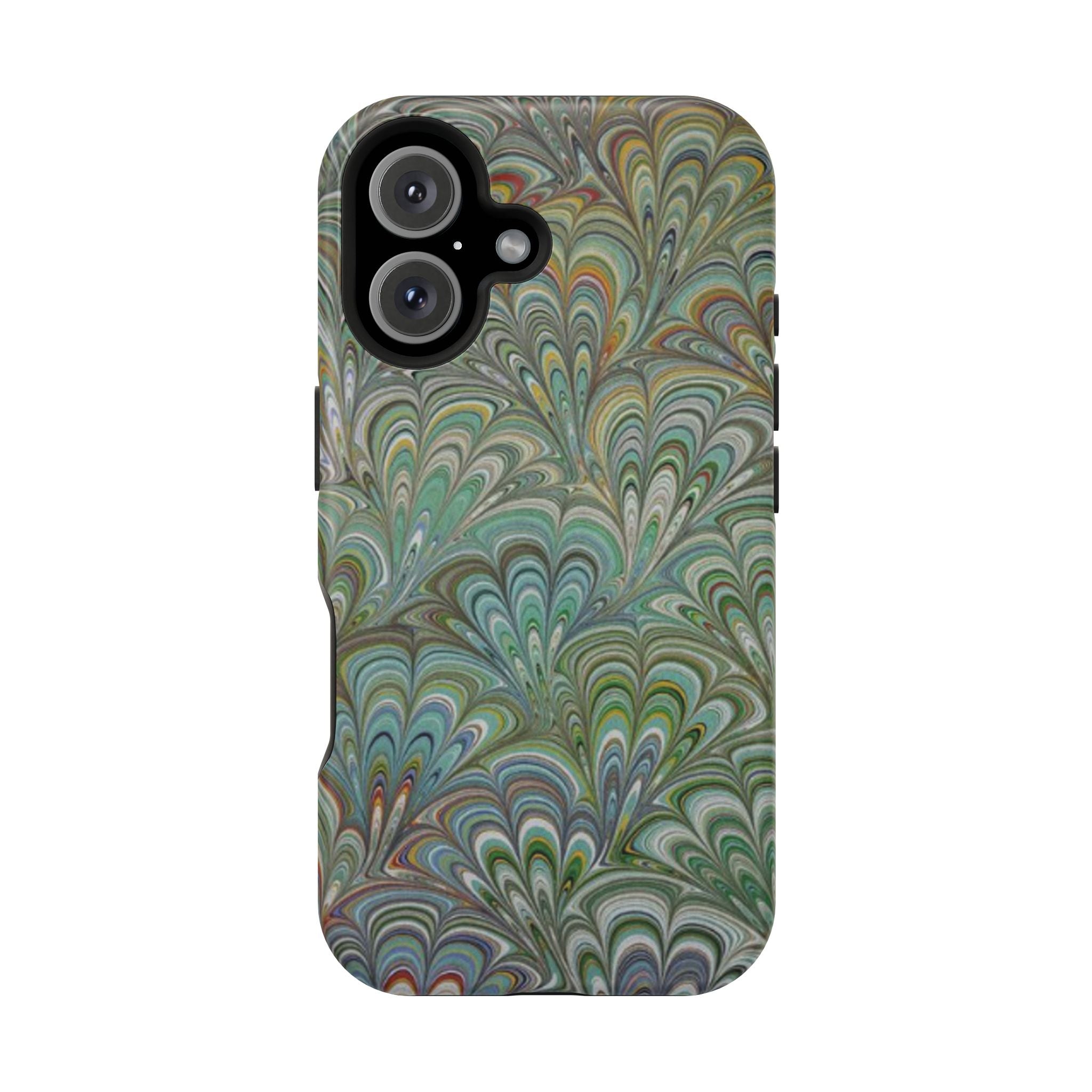Italian Peacock Green Highly Durable Phone Case for Apple + Samsung