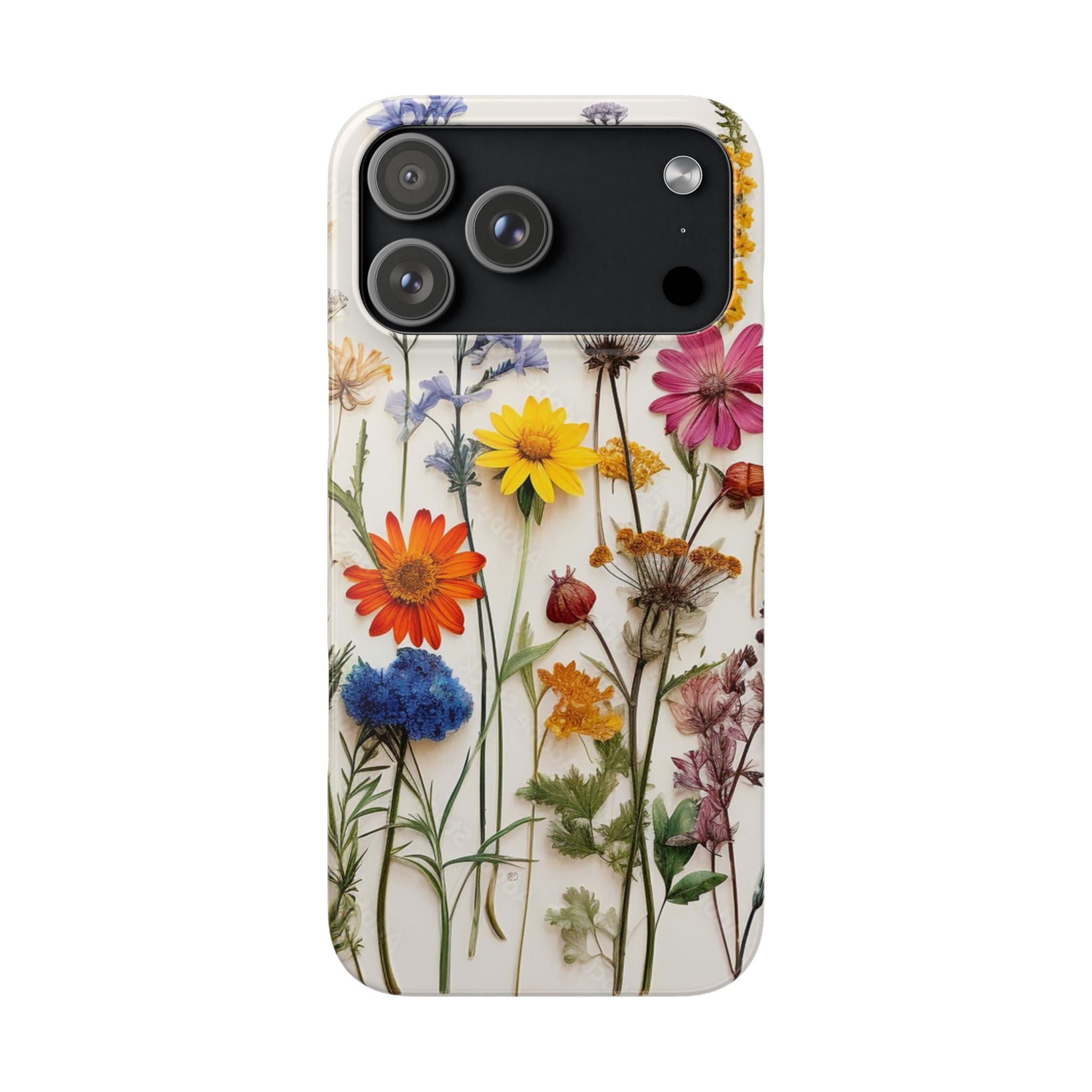 Bright Floral Phone Case - Single Layer Slim Case
