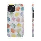 Colorful Watercolor Organic Circle Phone Cases
