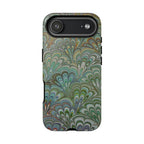 Green Pallet Marbled Peacock - Dual Layer Phone Case