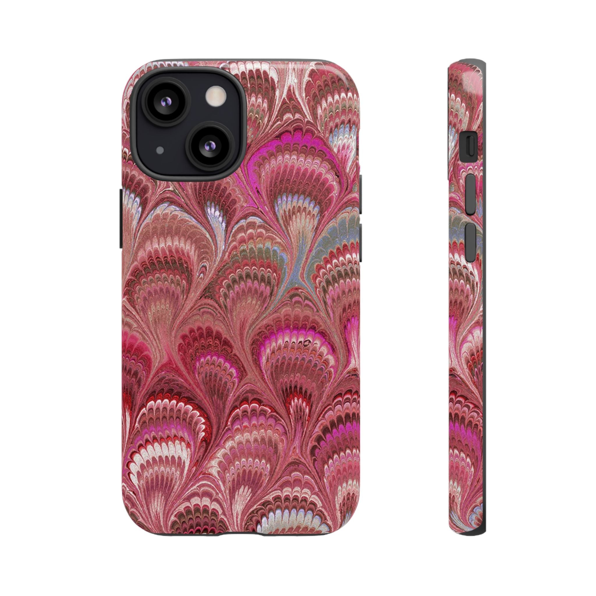 Shades of Pink Marbled Phone Case — Tough Protective Phone Cover