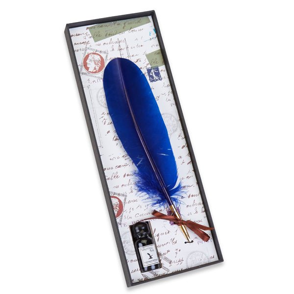 Feather Quill Pen & Ink Set -Turkey