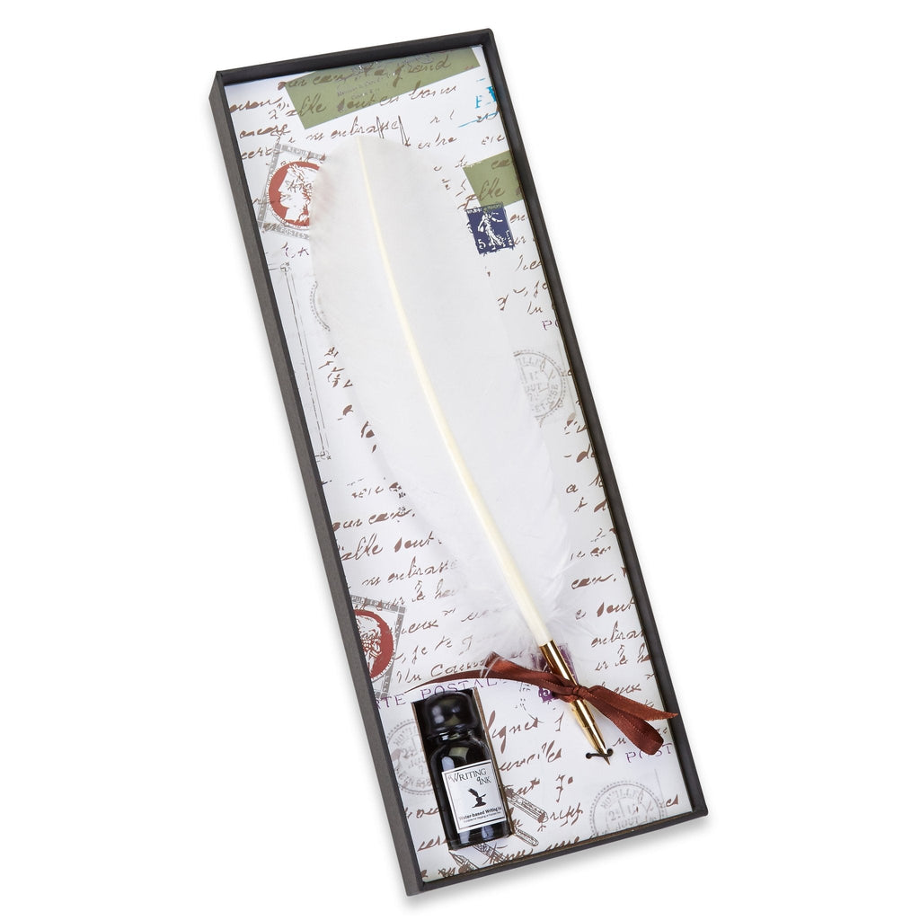 Feather Quill Pen & Ink Set -Turkey