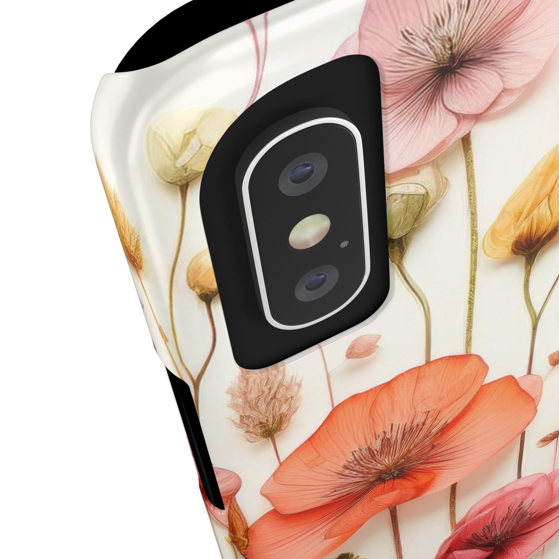 Floral, Pressed Flowers, Pink, Pastels, iPhone 16 and Other Sizes Phone Case, Mag Safe