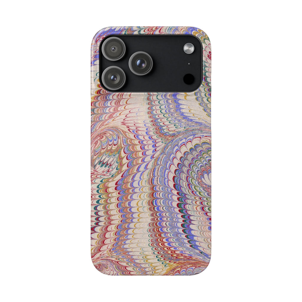 Pink Pastel - Italian Feather Marble Design Phone Case