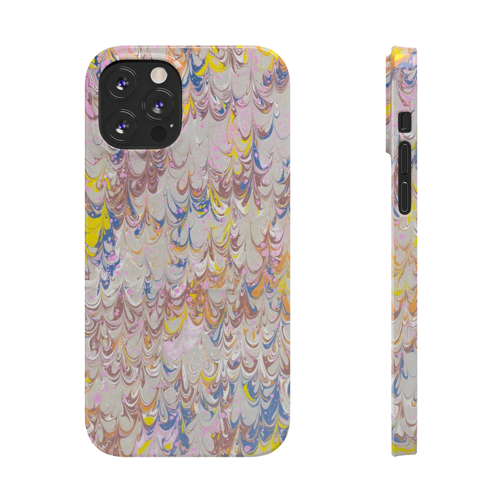 Multi-Color Italian Marbled Designed, Slim Phone Cases, Case-Mate