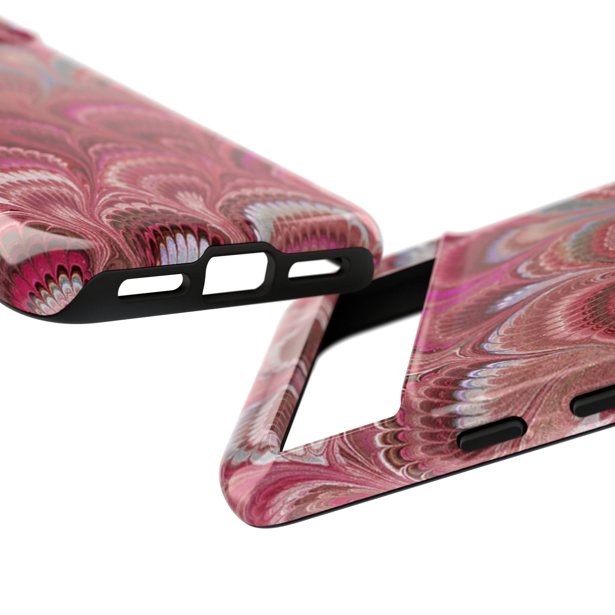 Shades of Pink Marbled Phone Case — Tough Protective Phone Cover