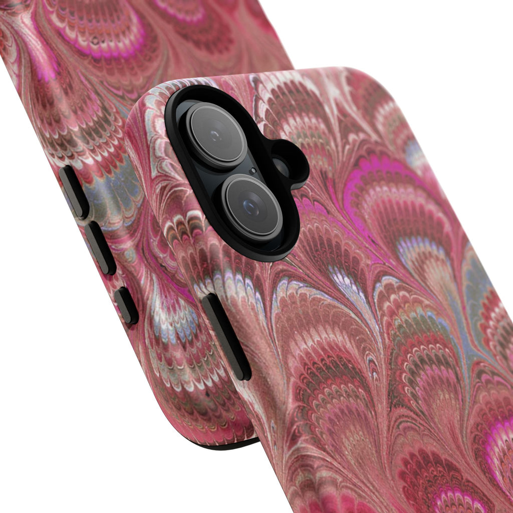 Shades of Pink Marbled Phone Case — Tough Protective Phone Cover