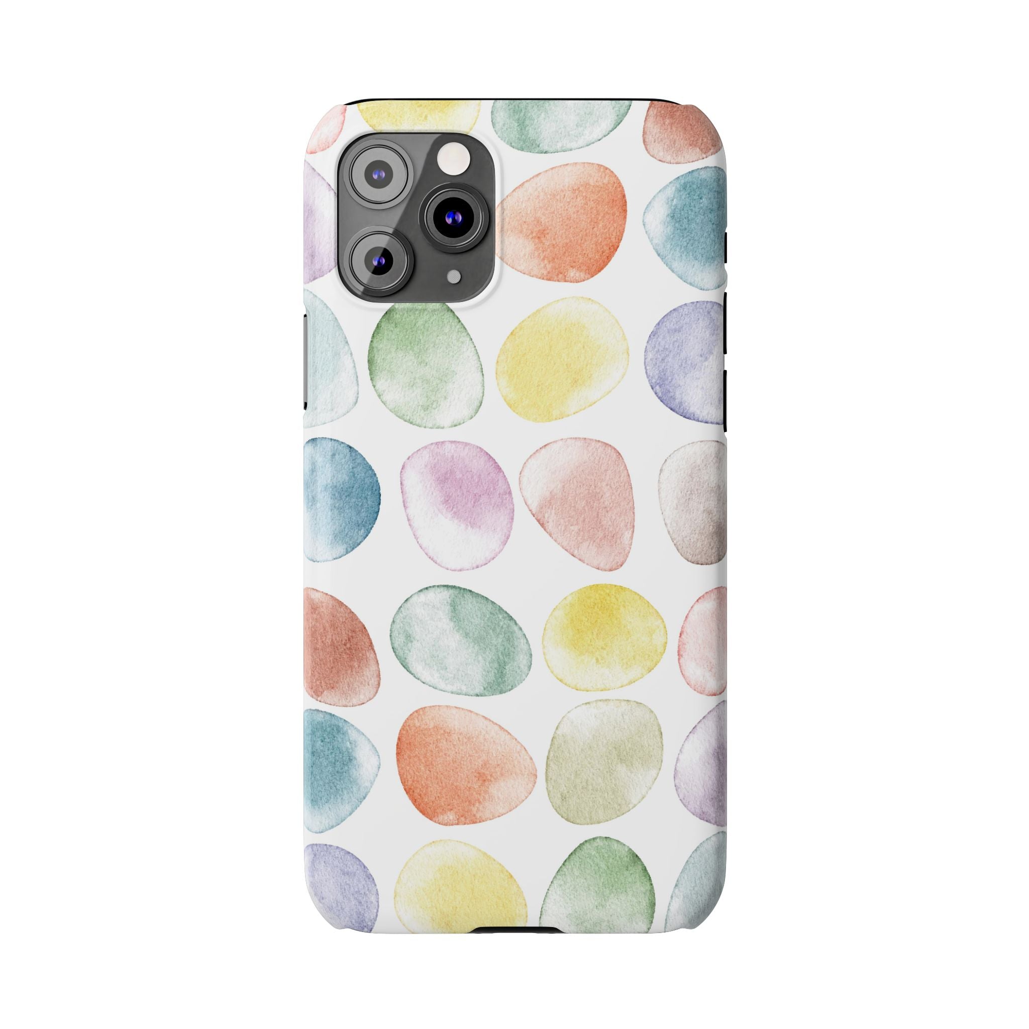 Colorful Watercolor Organic Circle iPhone 17 + many models Phone Cases